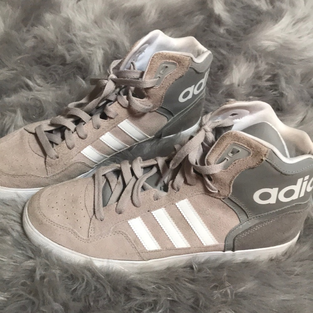 Grey Adidas Hightops